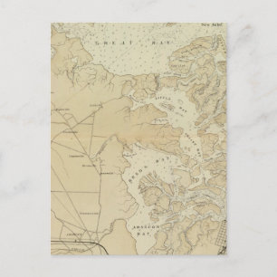 Postal Barrio costero Tuckerton a Absecon Beach Chart