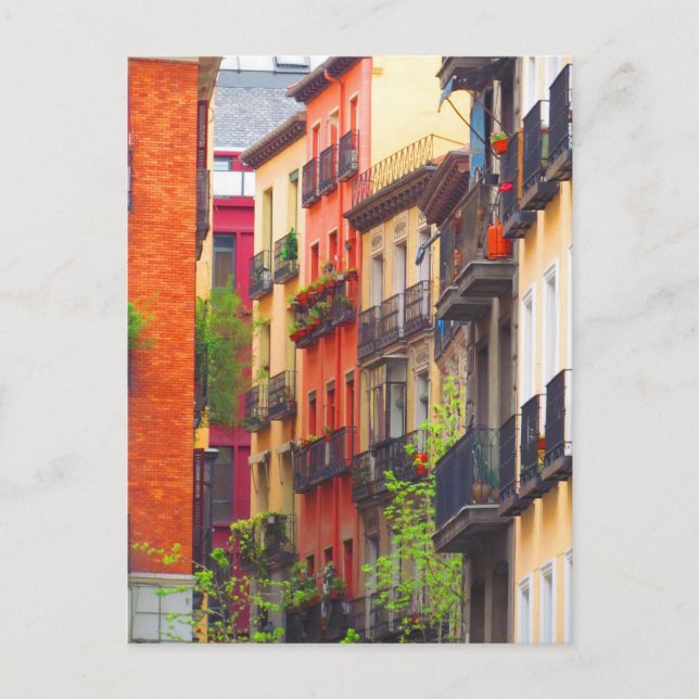 Postal Barrio de Madrid, España