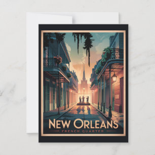Postal Barrio Francés de Nueva Orleans