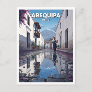 Postal Barrio Histórico de San Lázaro, Arequipa, Perú