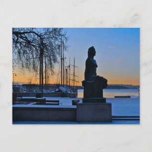Postal Barrio marítimo de Oslo y puerto deportivo