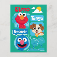 Barrio Sésamo | Gráfico Elmo, Tango y Grover Park