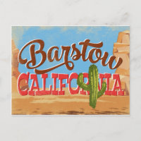 Barstow California Dibujo Animado Desierto Viaje R