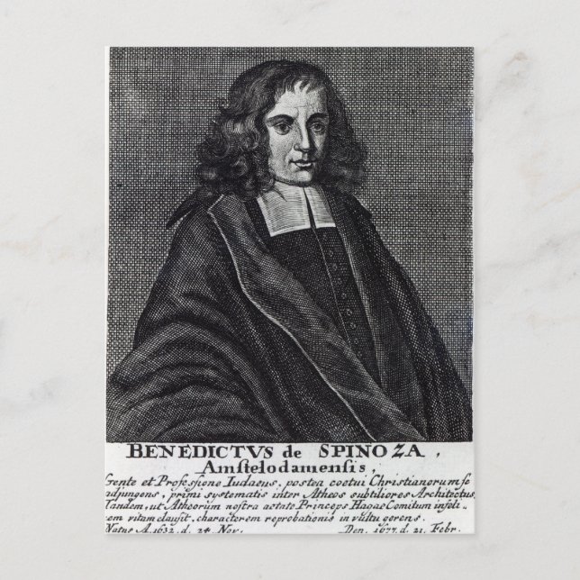 Postal Baruch de Spinoza (Anverso)