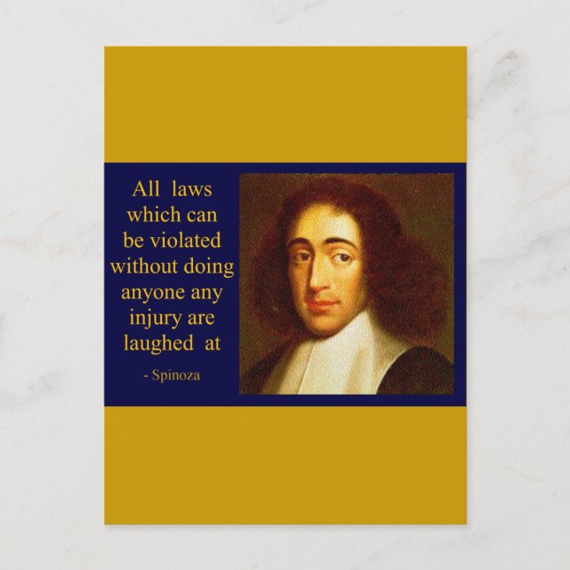 Postal Baruch Spinoza (Anverso)