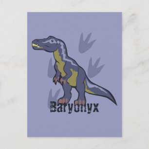 Postal Baryonyx azul