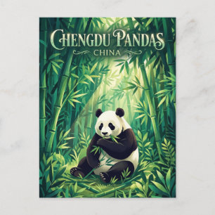 Postal Base de Investigación de Chengdu para la Cría de P