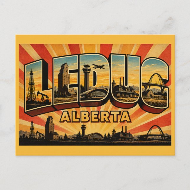Postal Base Industrial de Leduc Alberta (Anverso)