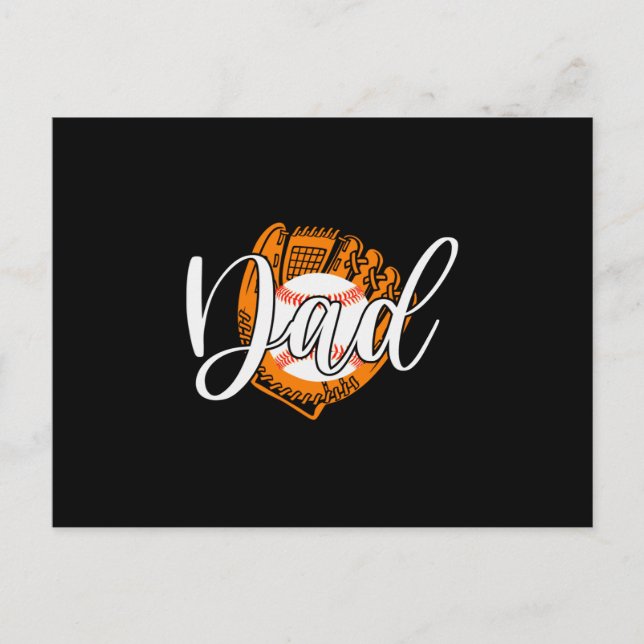 Postal Baseball Dad (Anverso)