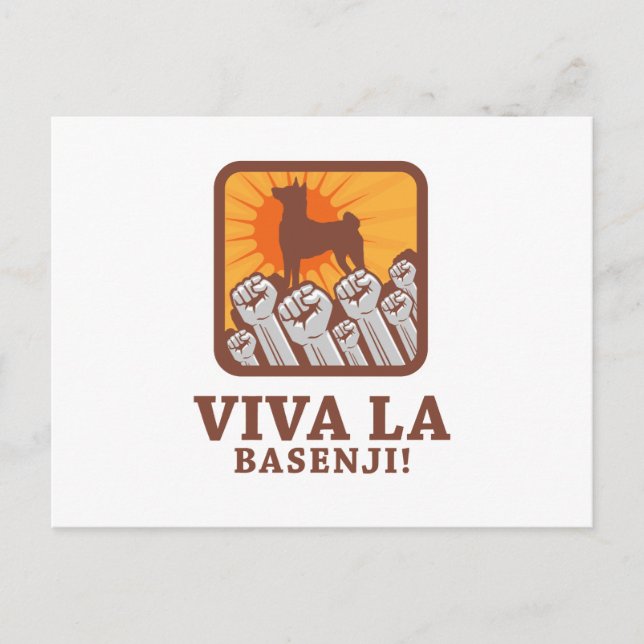 Postal Basenji (Anverso)