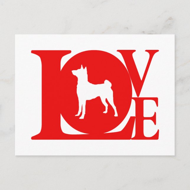 Postal Basenji (Anverso)