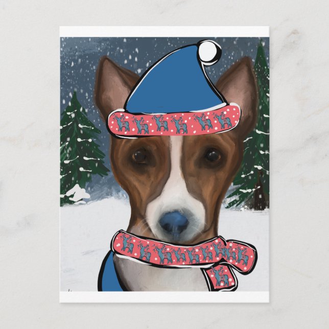 POSTAL BASENJI (Anverso)