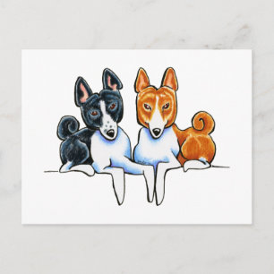 Postal Basenji Buds