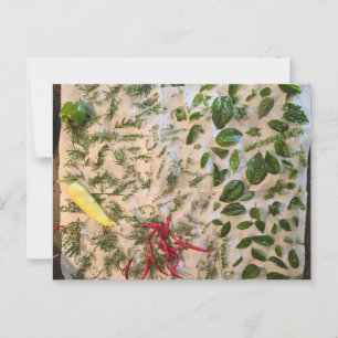 Postal Basil y Peppers