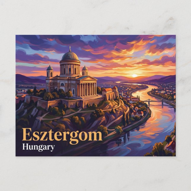 Postal Basílica de Esztergom Hungría (Anverso)