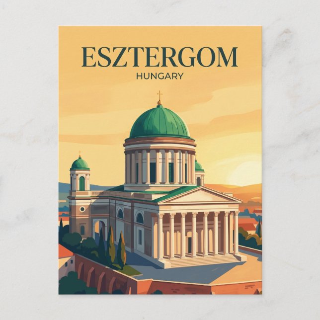 Postal Basílica de Esztergom Hungría (Anverso)