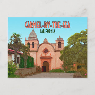 Postal Basílica de la Misión Carmel-By-The-Sea California