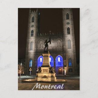 Postal Basílica de Montreal Notre-Dame