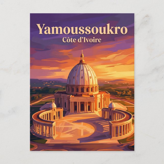 Postal Basílica de Nuestra Señora de la Paz Costa de Marf (Anverso)