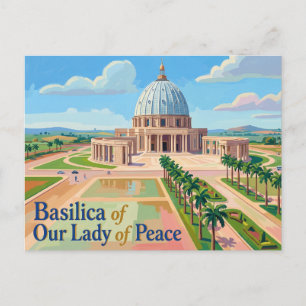 Postal Basílica de Nuestra Señora de la Paz Costa de Marf
