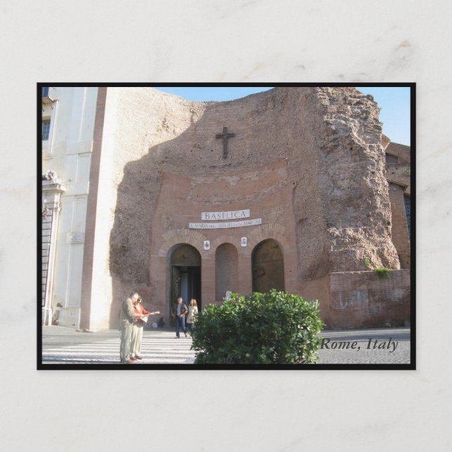 Postal Basílica de Roma, Italia (Anverso)
