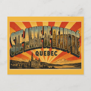 Postal Basílica de Sainte-Anne-de-Beaupré Quebec Nacional