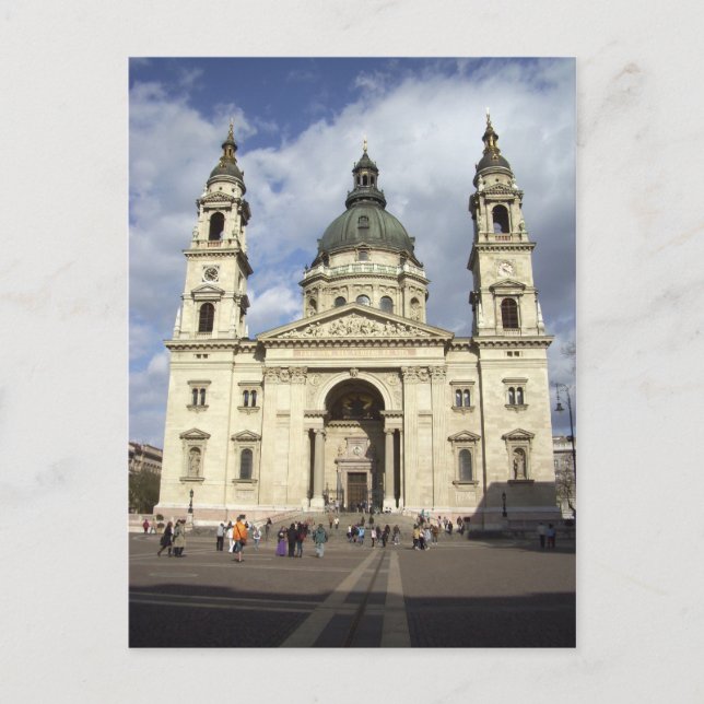 Postal Basílica de San Esteban Budapest Hungría (Anverso)