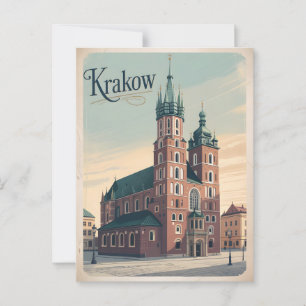 Postal Basílica de San María de Cracovia