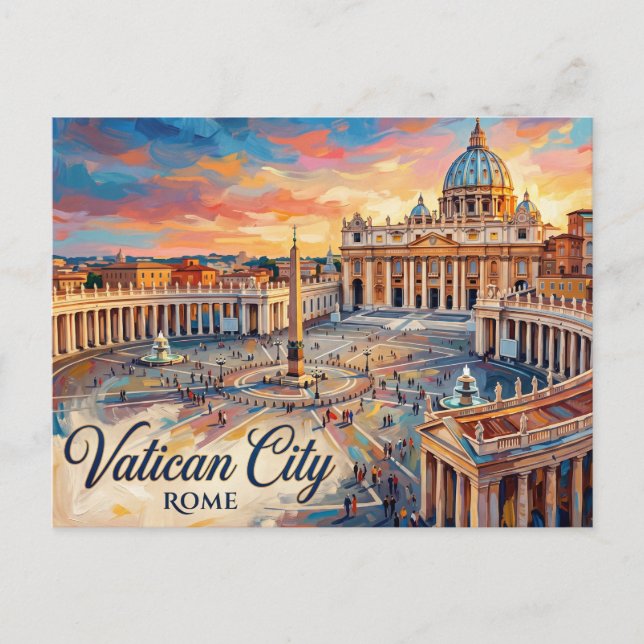 Postal Basílica de San Pedro Ciudad del Vaticano (Anverso)