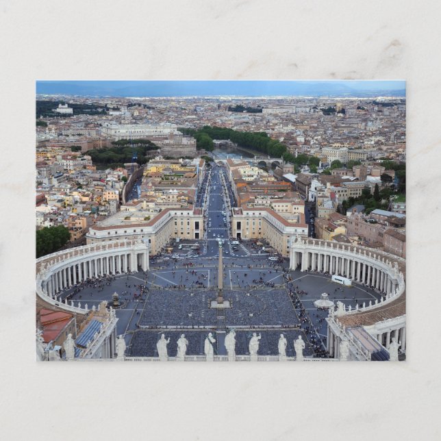 Postal Basílica de San Pedro, Ciudad del Vaticano, Italia (Anverso)