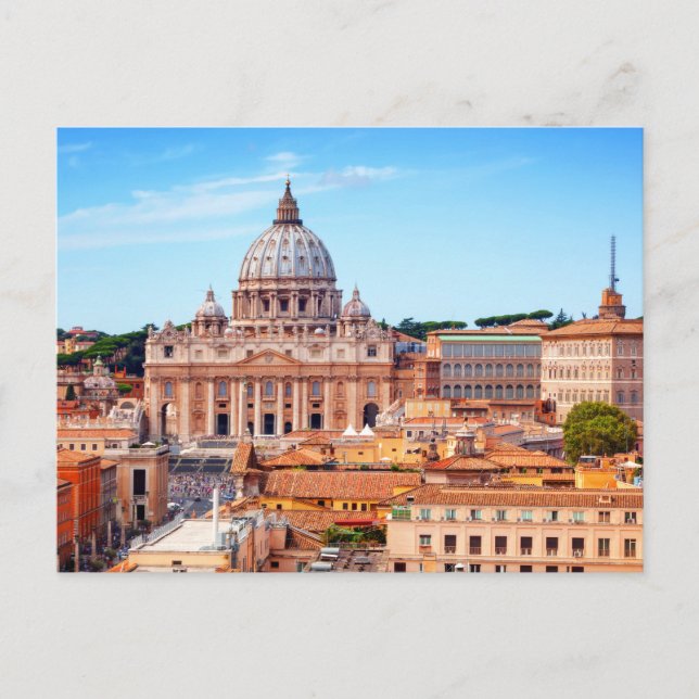 Postal Basílica de San Pedro, Ciudad del Vaticano, Roma I (Anverso)