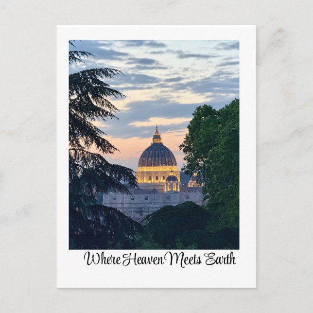 Postal Basílica de San Pedro | Roma, Italia (Anverso)