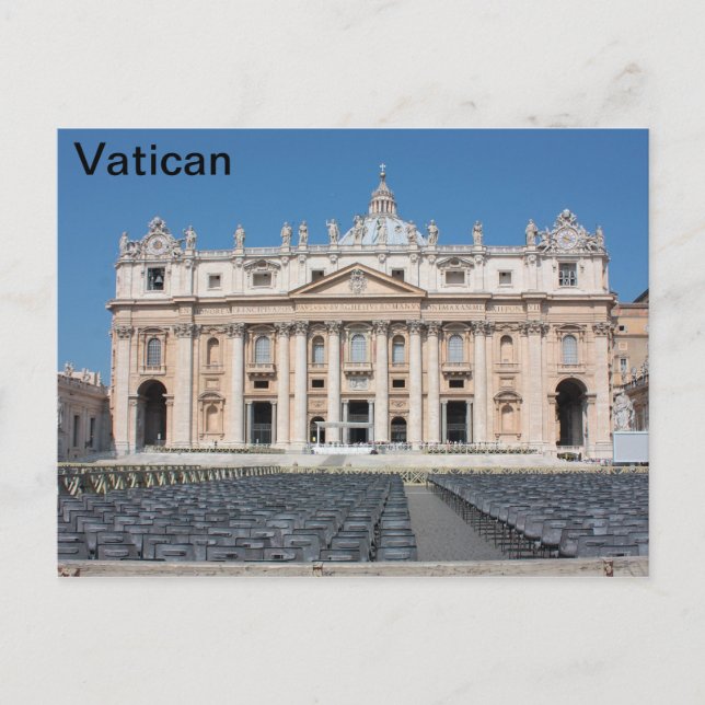Postal Basílica de San Pietro, Ciudad del Vaticano, Roma, (Anverso)