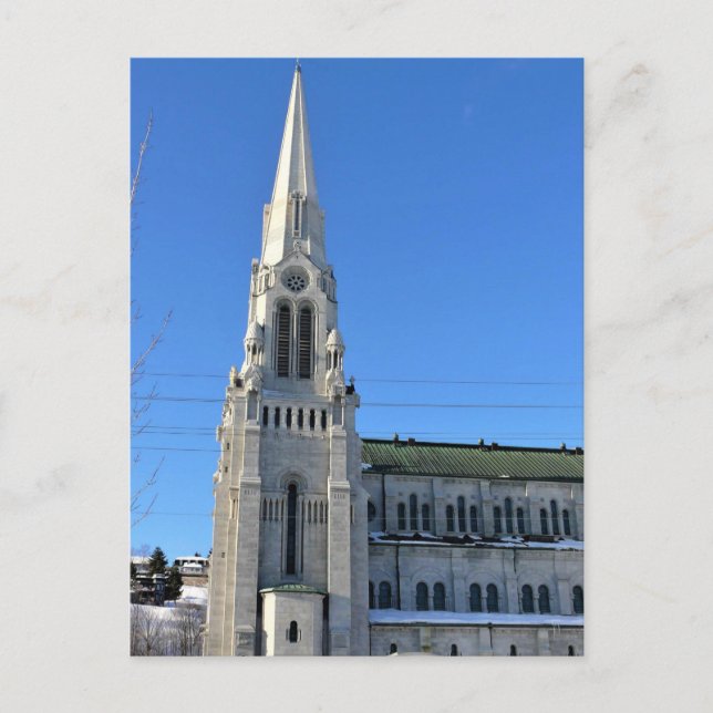 Postal Basílica de Santa Ana de Beaupre, Quebec, Canadá (Anverso)