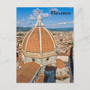 Postal Basílica de Santa María del Fiore - Florencia