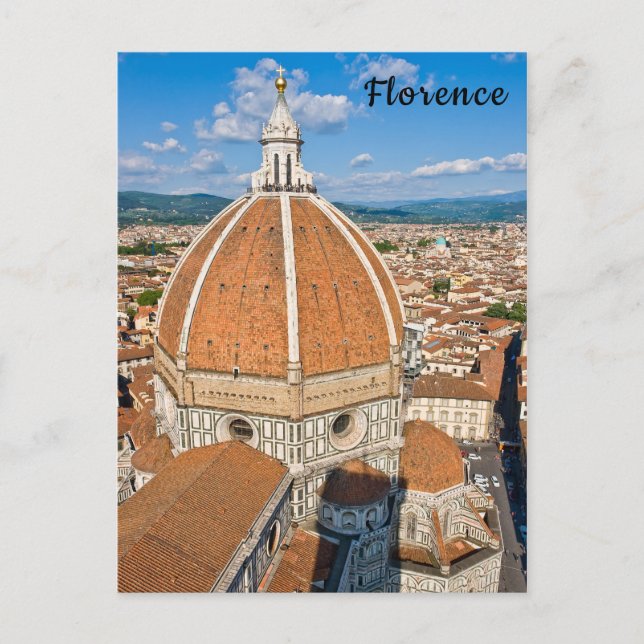 Postal Basílica del Duomo de Santa Maria del Fiore - Flor (Anverso)