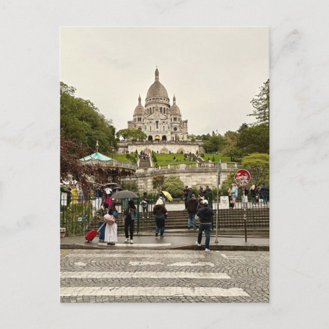Postal Basílica del Sagrado Corazón (Anverso)