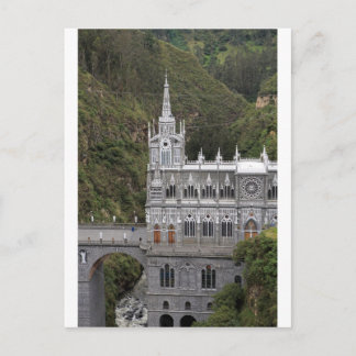 Postal Basílica del Santuario de Las Lajas Colombia