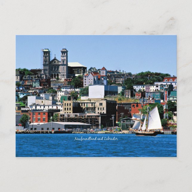 Postal Basílica en la costa de San Juan (Anverso)