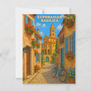 Postal Basílica Eufrasiana Poreč Croacia Viaje Vintage P