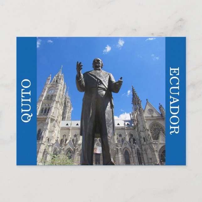 Postal basílica quito (Anverso)