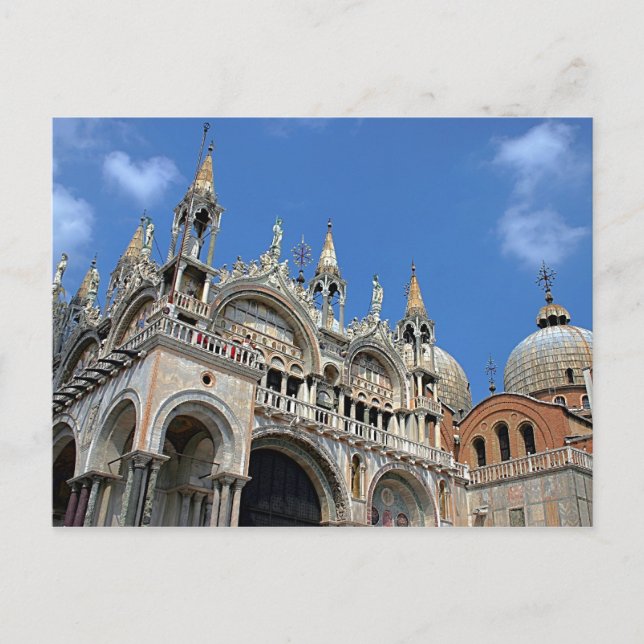 Postal Basílica San Marco, Venecia (Anverso)