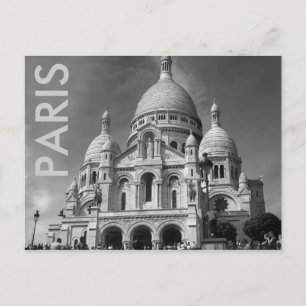 Postal Basilique du Sacré-Coeur Paris Francia Postcard