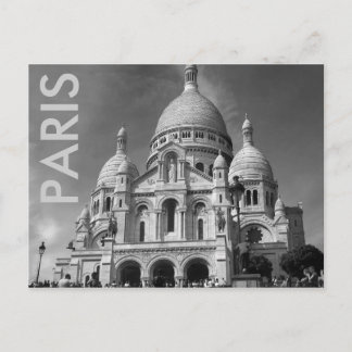 Postal Basilique du Sacré-Coeur Paris Francia Postcard