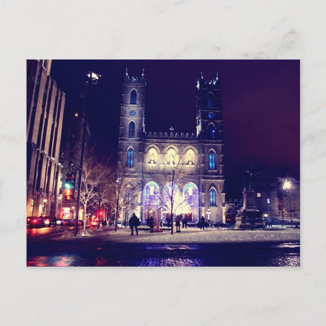 Postal Basilique Notre-Dame de Montréal (Anverso)