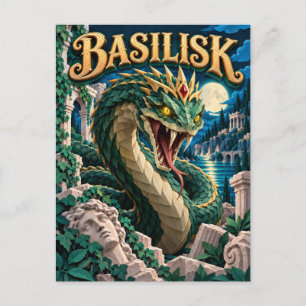 Postal Basilisco, Monstruo de Corte de Papel