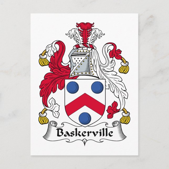 Postal Baskerville Family Crest (Anverso)