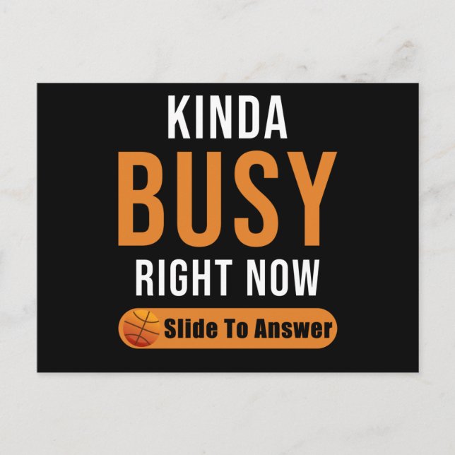 Postal Basketball Gift Funny Saying (Anverso)