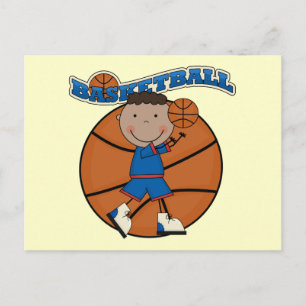 Postal BASKETBALL Niños y niñas afroamericanos