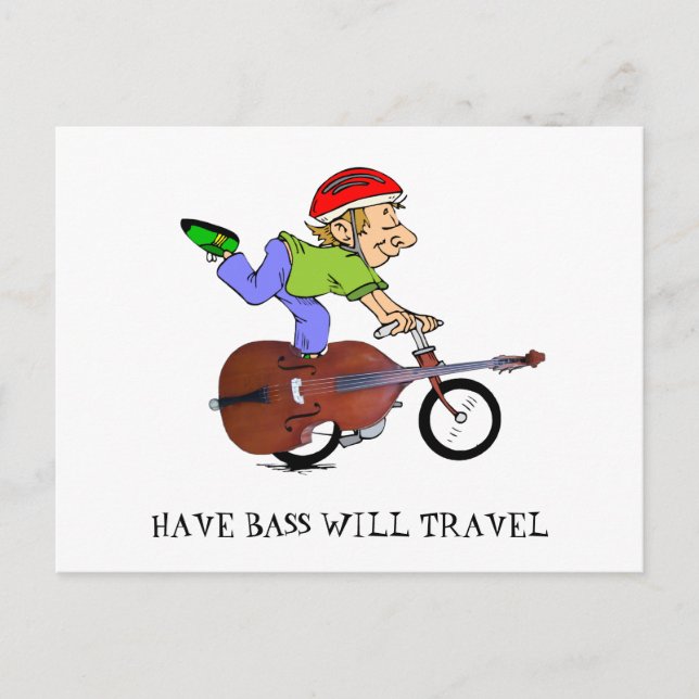 POSTAL BASS BIKE-POSTCARD (Anverso)